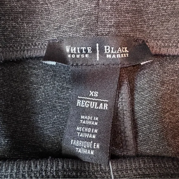 White House Black Market Dark Gray Leggings NWT Women's Size XS Regular - Picture 7 of 10